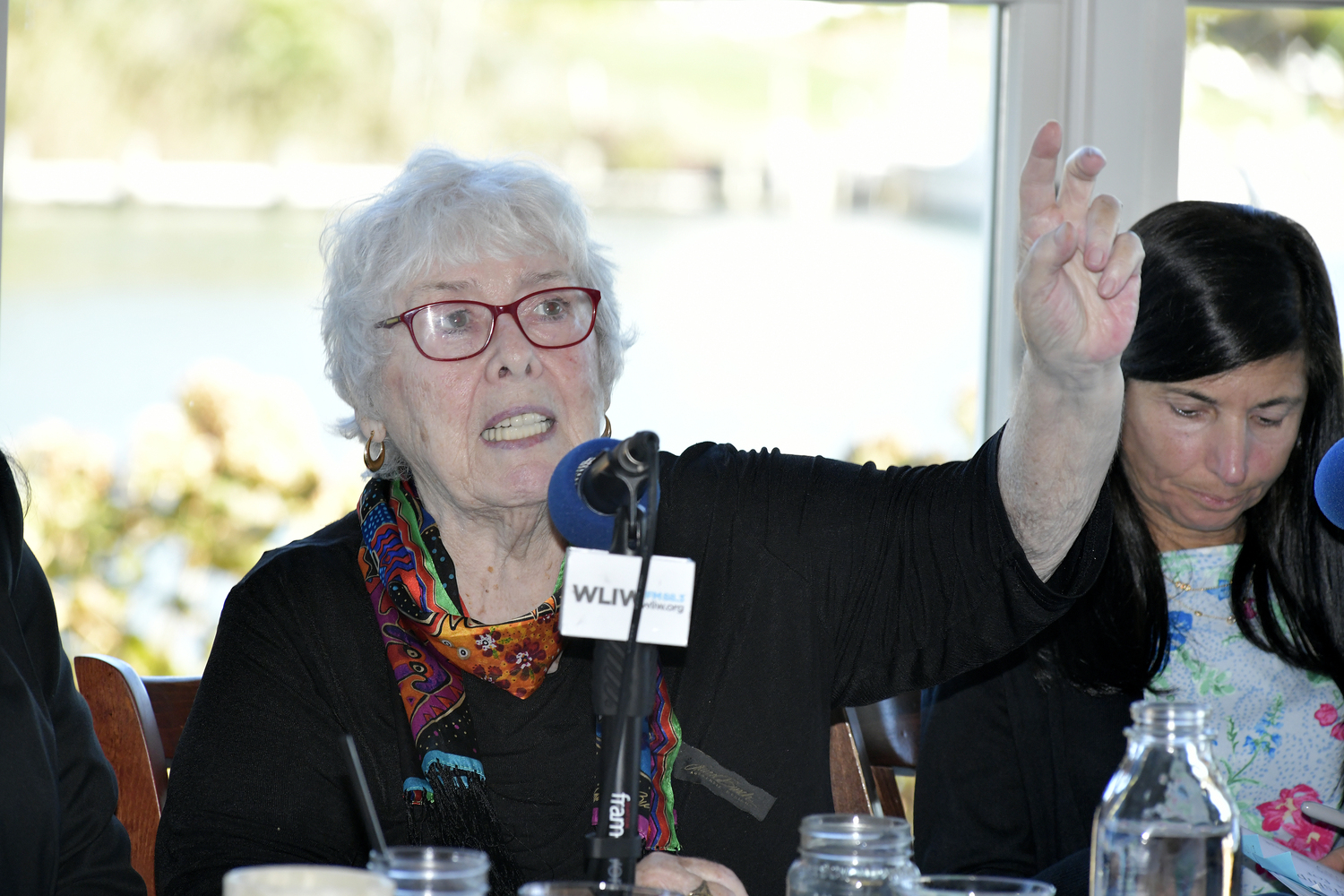 Panelist and Hampton Bays resident Marion Boden.  DANA SHAW