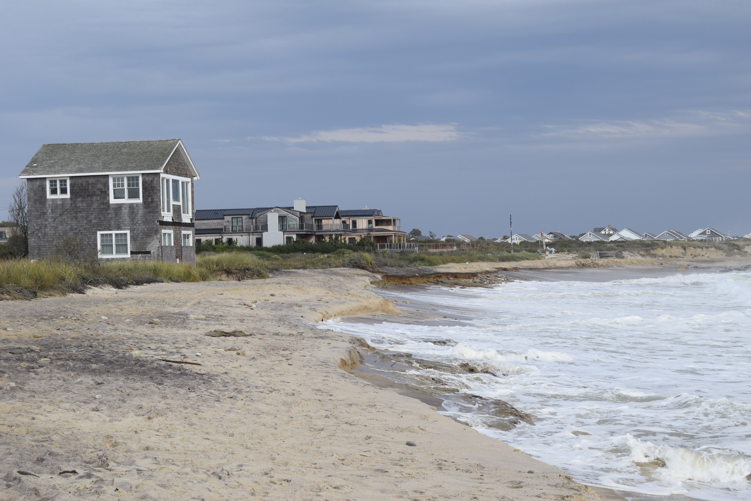 The beach and dune system at Ditch Plains are in need of replenishment. CHRISTOPHER WALSH