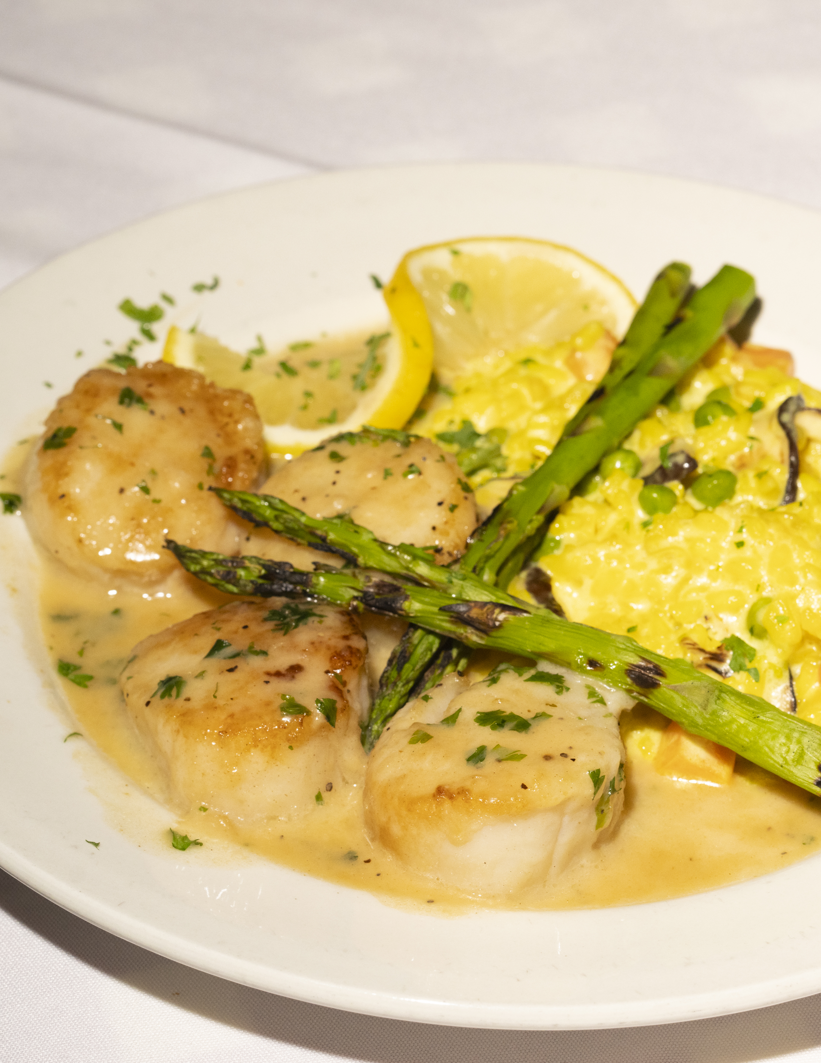 Scallops al Limone. LORI HAWKINS