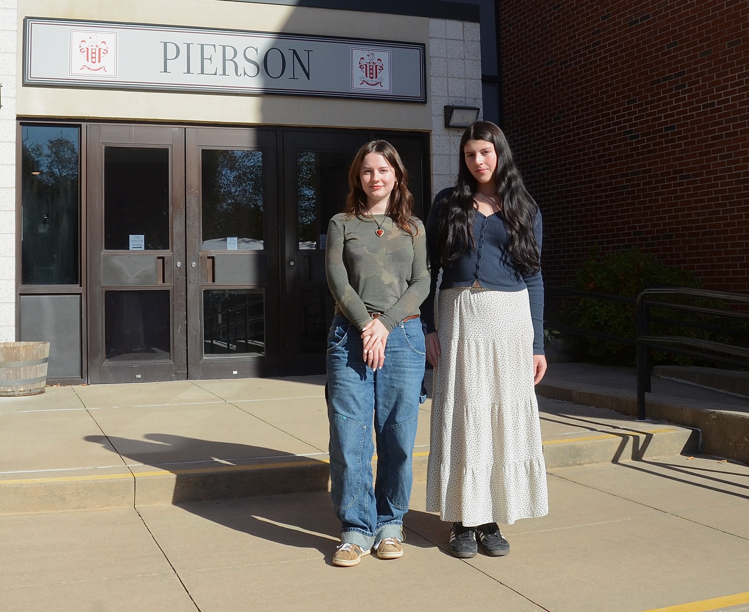 Pierson seniors Quinn Cole, left, and Jackie Iulo. KYRIL BROMLEY