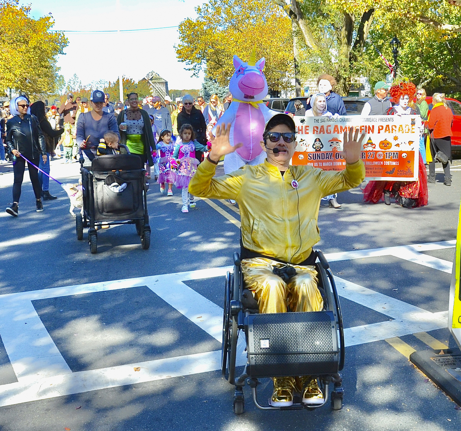 The Chamber's Ragamuffin Parade on Sunday afternoon.