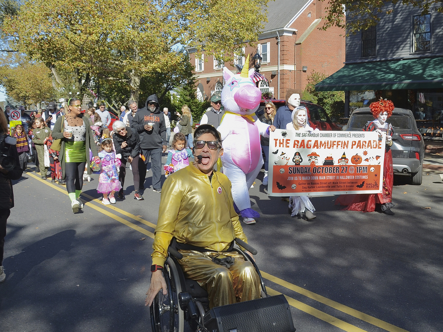 The Chamber's Ragamuffin Parade on Sunday afternoon.