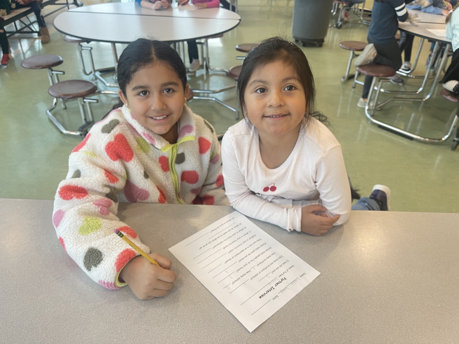 John M. Marshall Elementary School students work together in the East Hampton district's dual language program. COURTESY KAREN KUNETH