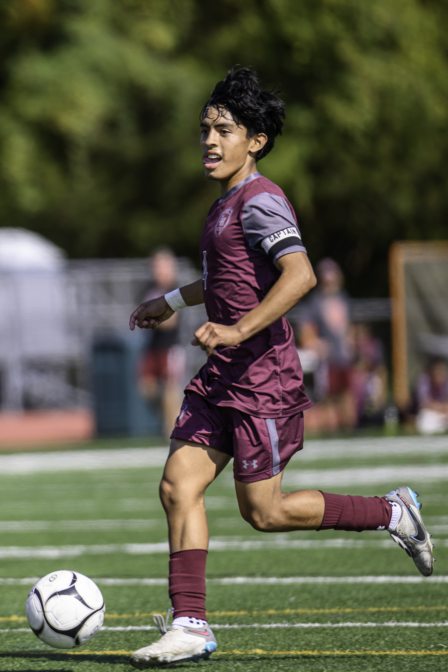 Senior midfielder Jonathan Armijos had a goal and an assist in East Hampton's 2-0 shutout of Babylon Saturday. MARIANNE BARNETT