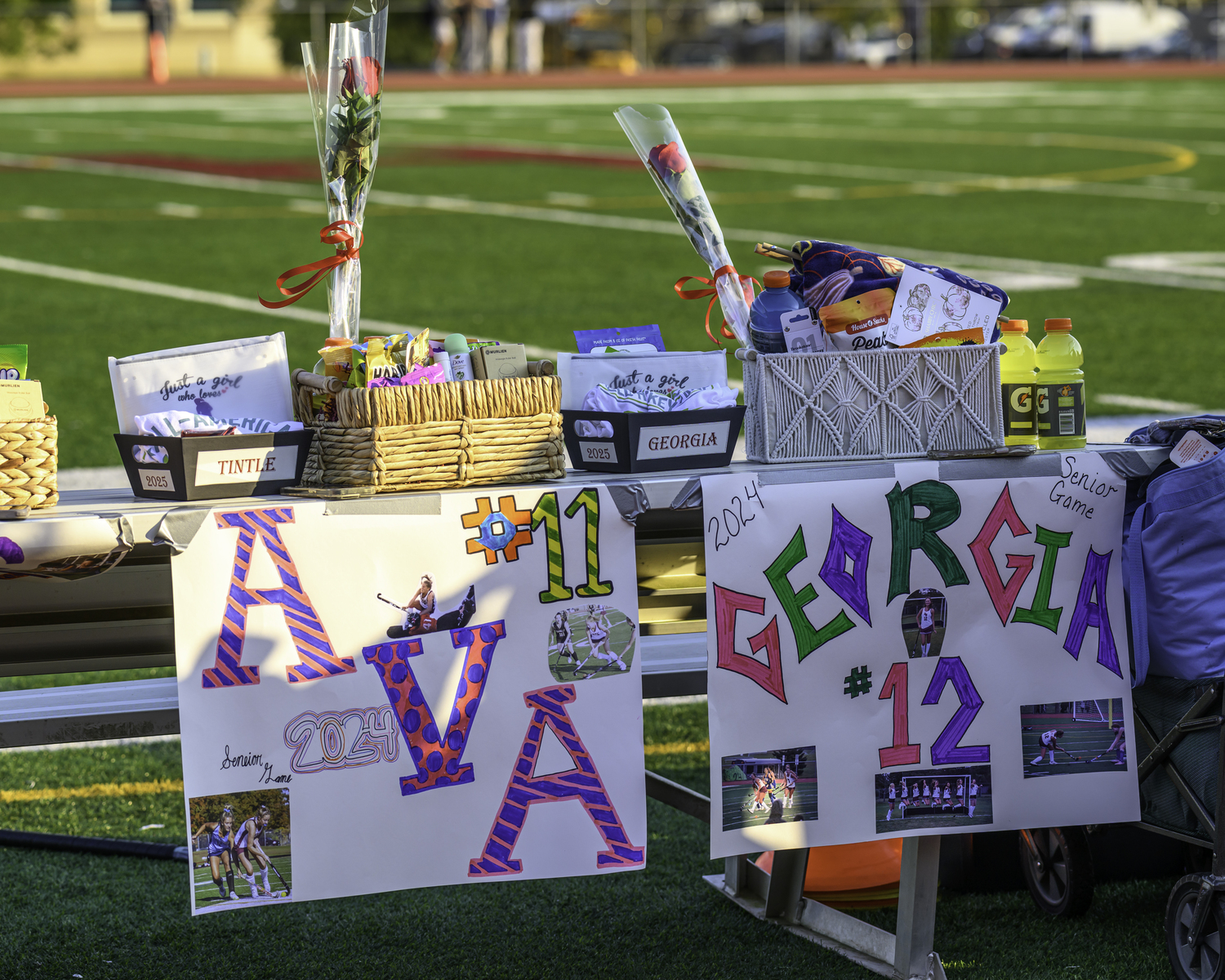 East Hampton field hockey celebrated its seniors on Friday.   MARIANNE BARNETT