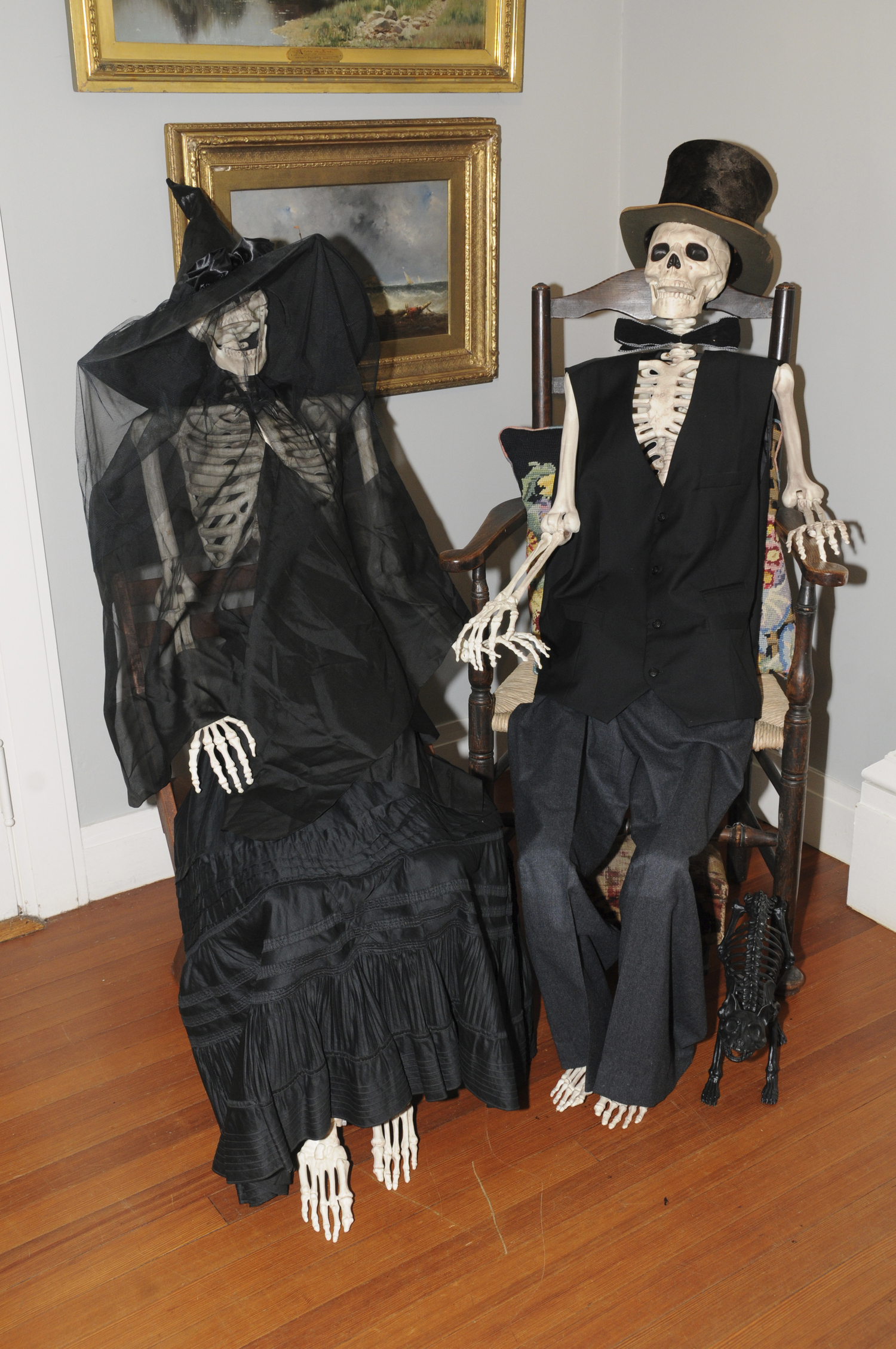 The Southampton History Museum was all spooked out for the  Witches & Warlocks Party on October 8.  RICHARD LEWIN