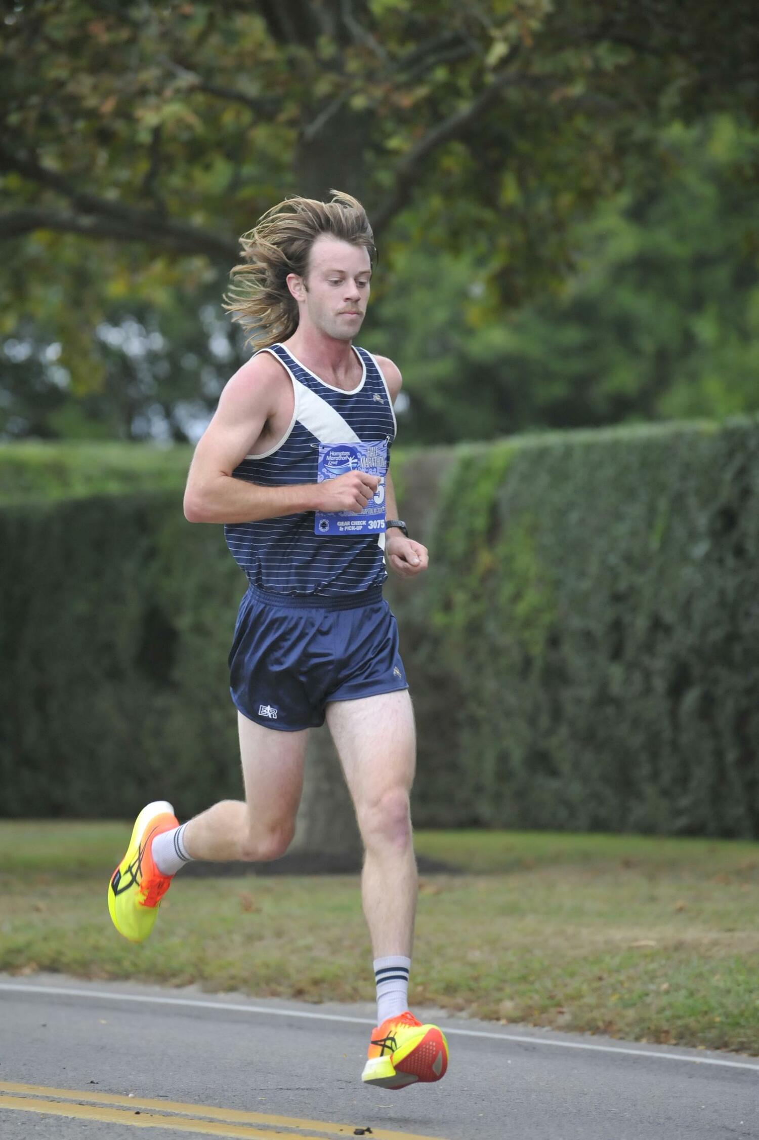 Erik Engstrom was the champion of this year's half marathon.   COURTESY CAPSTONE EVENT GROUP