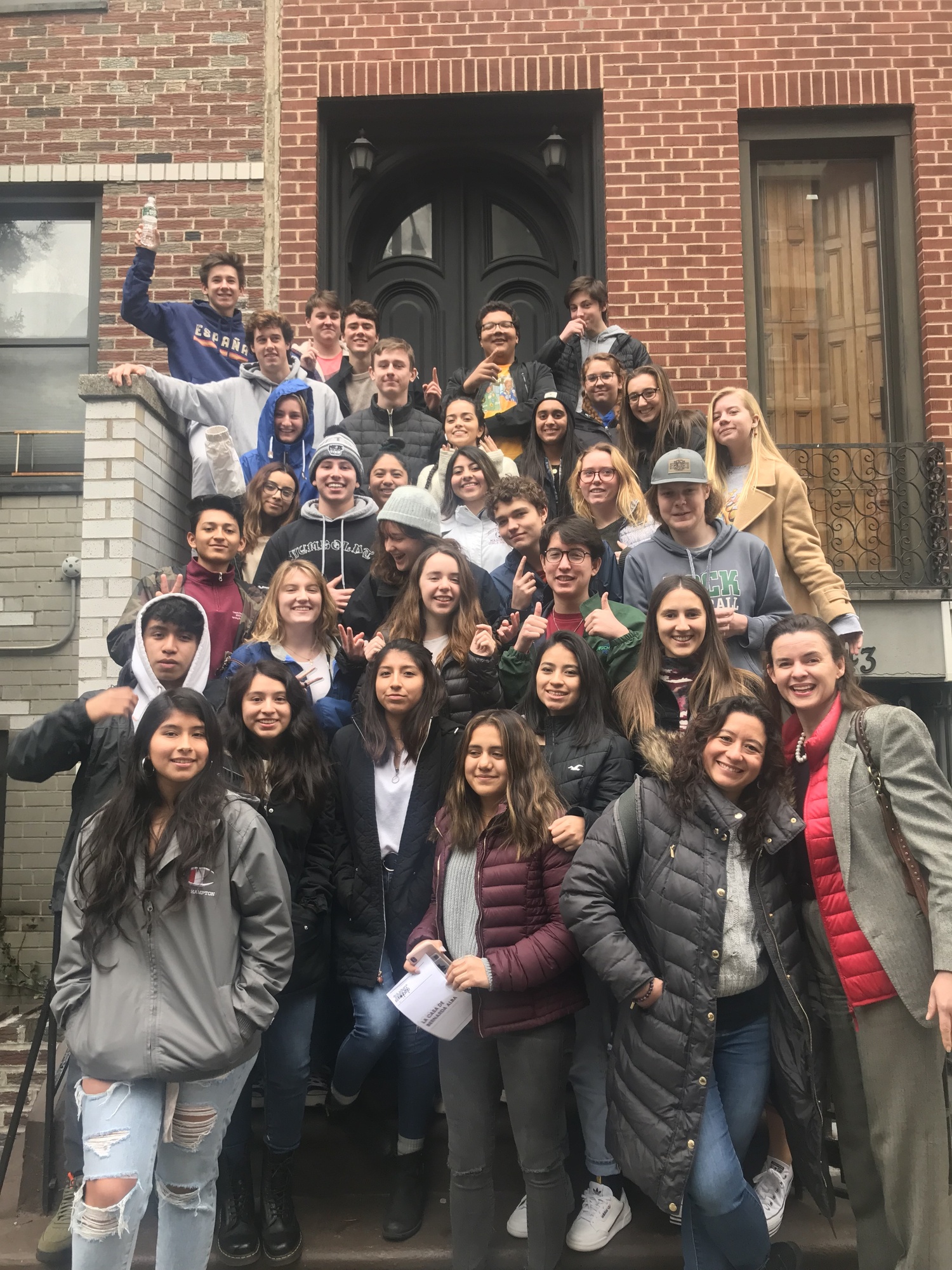 A group of Southampton High School ISA students take a field trip. COURTESY SARAH TRUJILLO UNDERHILL