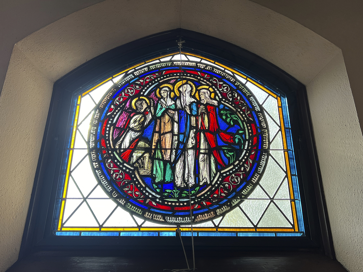 Three Marys at the Tomb (also known as The Annunciation) donated by Adele Hall Zachrisson.   DANA SHAW