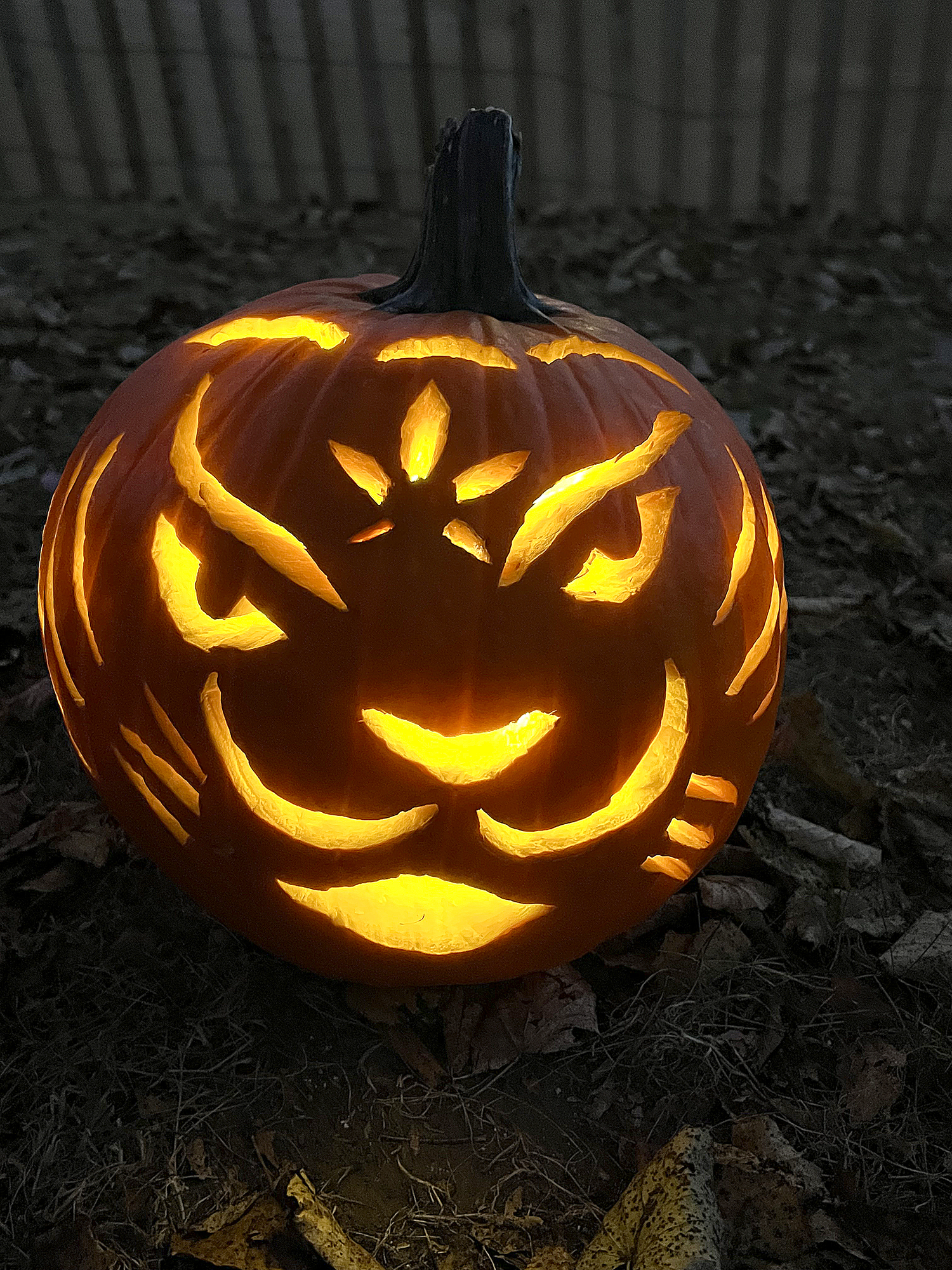 Carvings at the Bridgehampton Lions Club contest on Monday evening.