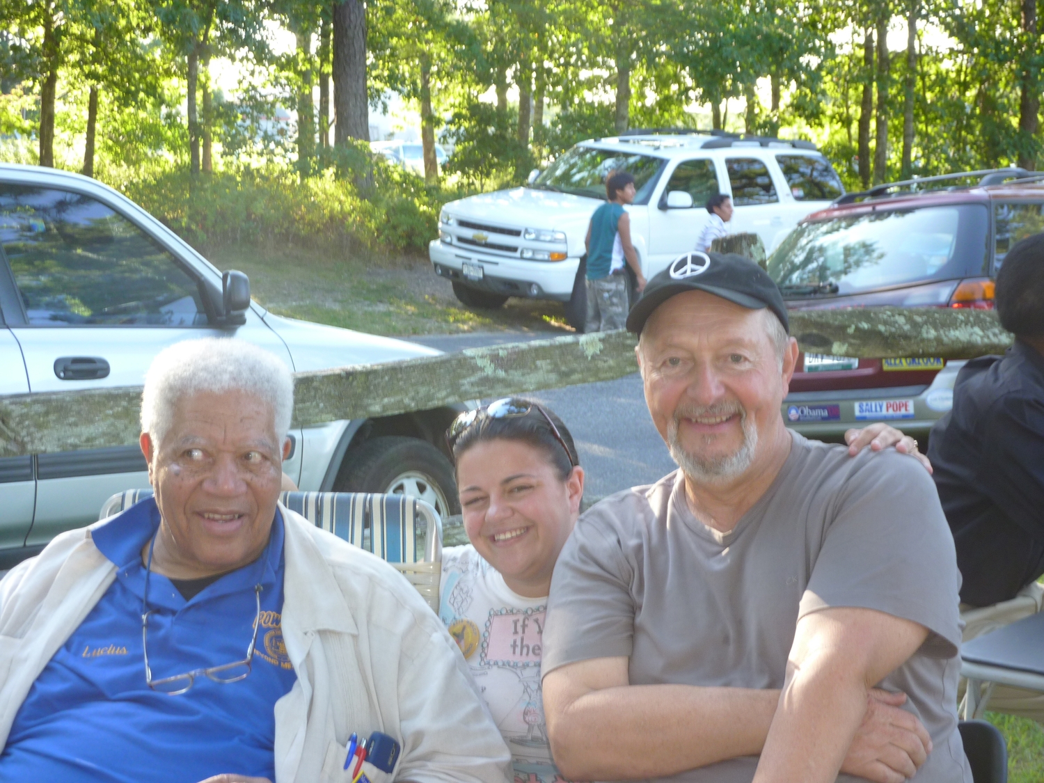 Lucius Ware, Lisa Votino and Bob Zellner. COURTESY LISA VOTINO