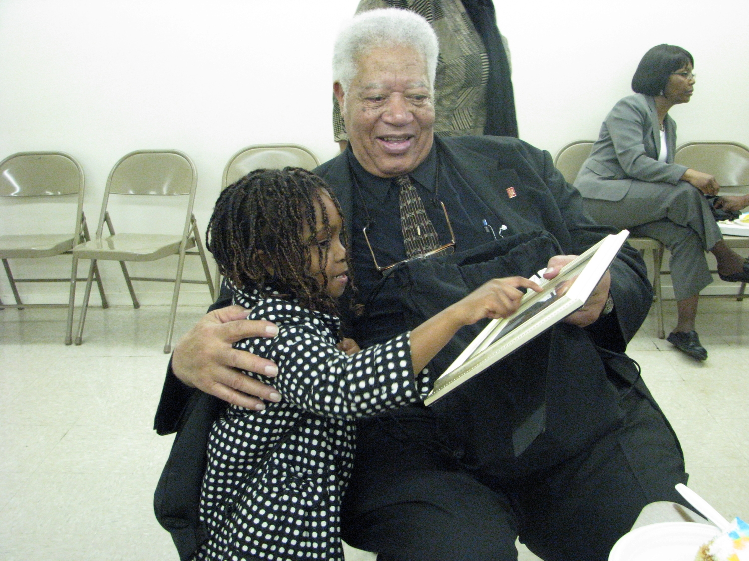 Lucius Ware at the Eastern Long Island Branch of the NAACP Jubilee, an event to honor all local students who achieved Honor Roll status. COURTESY LISA VOTINO