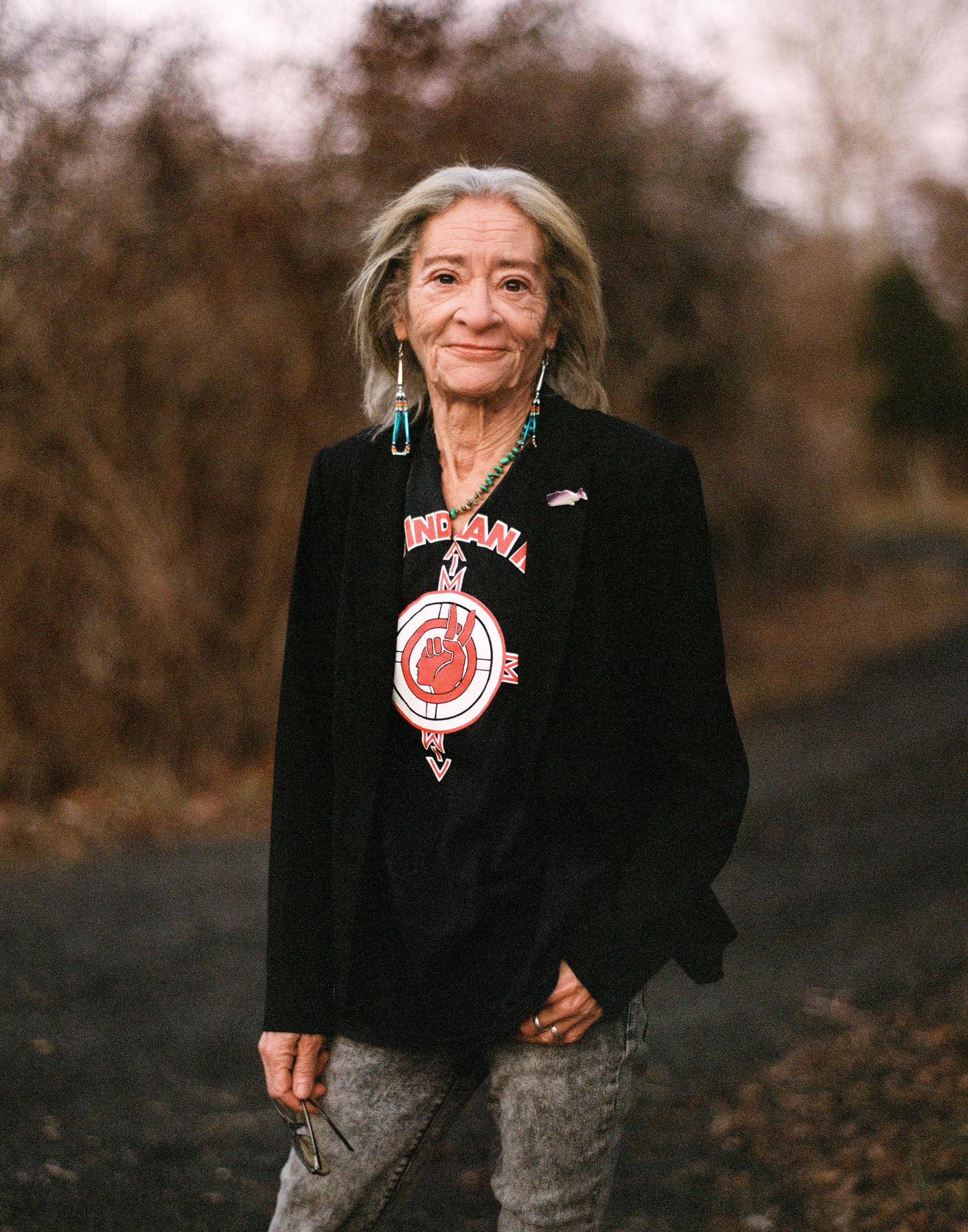 Margo Thunderbird on Shinnecock Territory. PHILLIP LEHANS