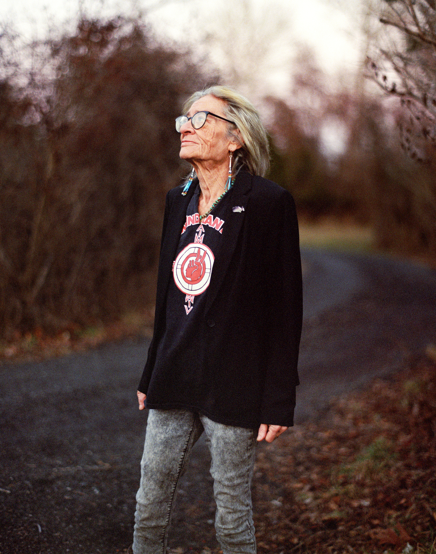 Margo Thunderbird on Shinnecock Territory. PHILLIP LEHANS