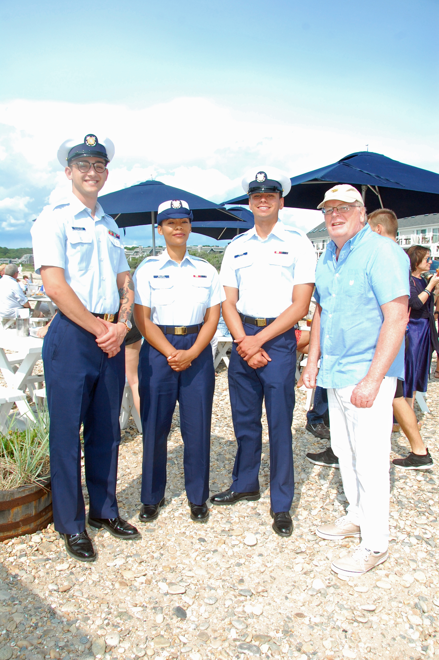 Navy Beach restaurant concluded another season of the annual dine + donate program to support the Navy SEAL Foundation, raising over $12,000. The program offers diners the option to add a donation to their dining check to support the NSF. As well, Navy Beach launched a website initiative soliciting donations to support the organization. In its 12th year supporting the Navy Seal Foundation, Navy Beach has collectively raised over $200,000 supporting the organization. At Navy Beach, from left, Chase Buckallew, Adrianne Billups, Bryon Rocha, Larry Kelly of Navy Seal Foundation. COURTESY STEPHANIE LEWIN