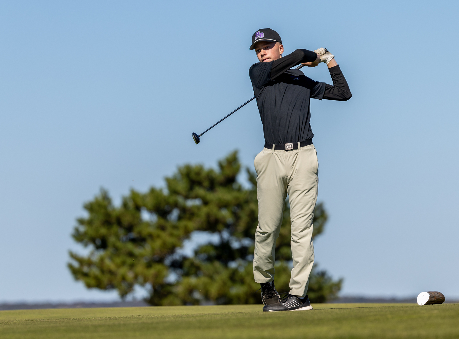 Johnny Tedesco paired up with Matt Luce to represent the Hampton Bays golf team at Sebonack this year.  RON ESPOSITO