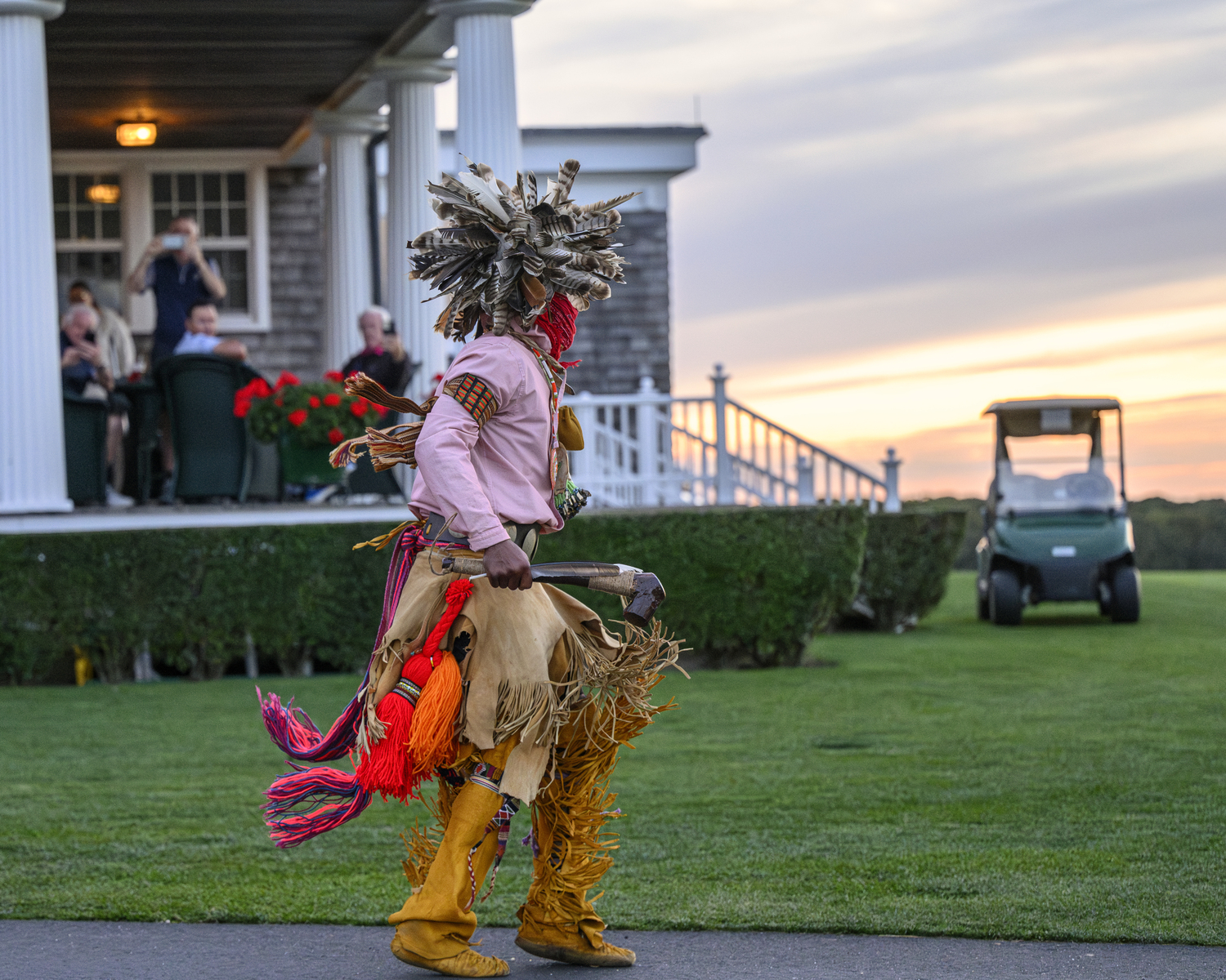 Shinnecock Eastern War Dancer Pimppico Shepherd. MARIANNE BARNETT