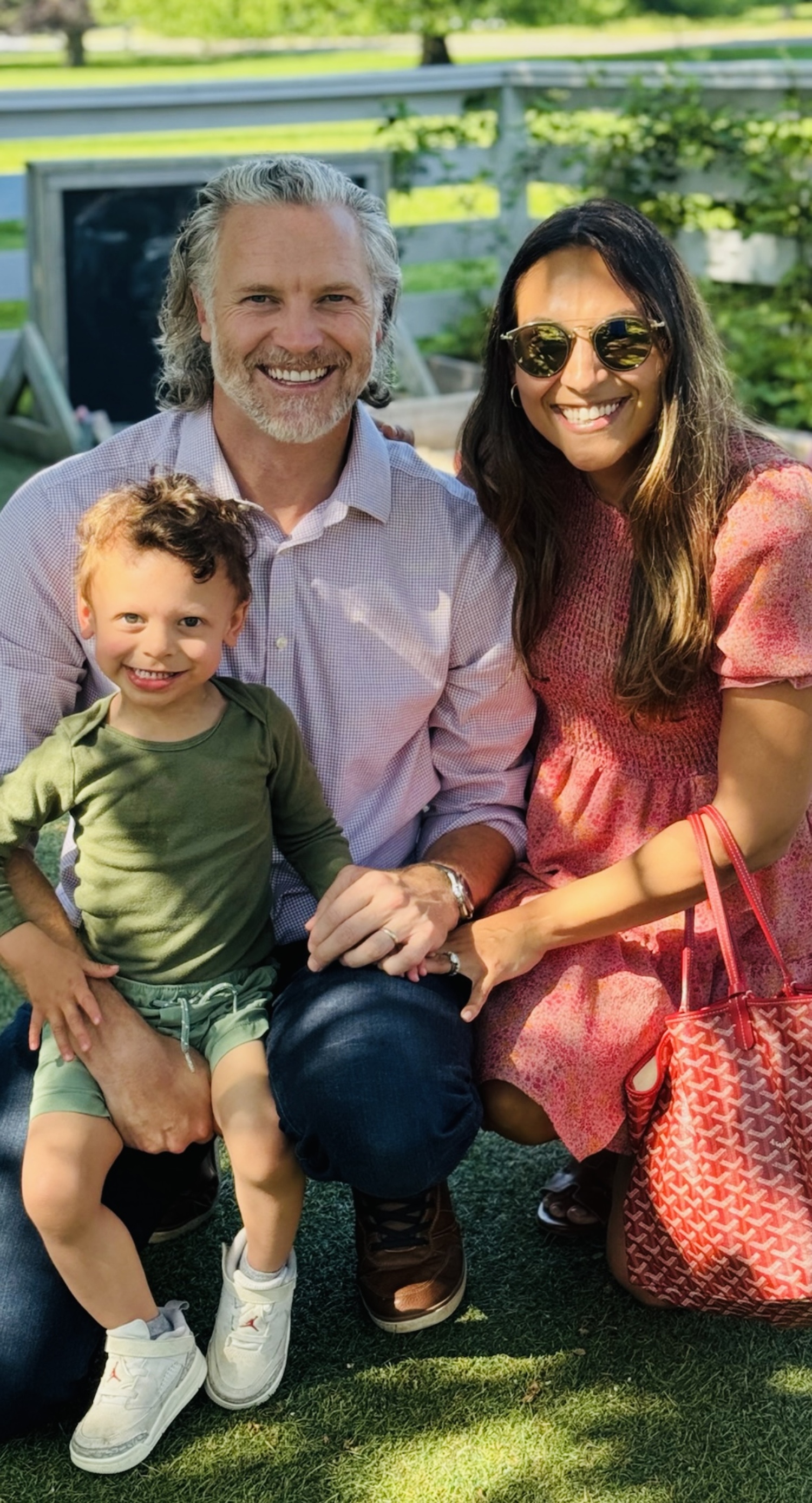 Daniel and Cristina Thorp with their son, Brooks. COURTESY DANIEL THORP