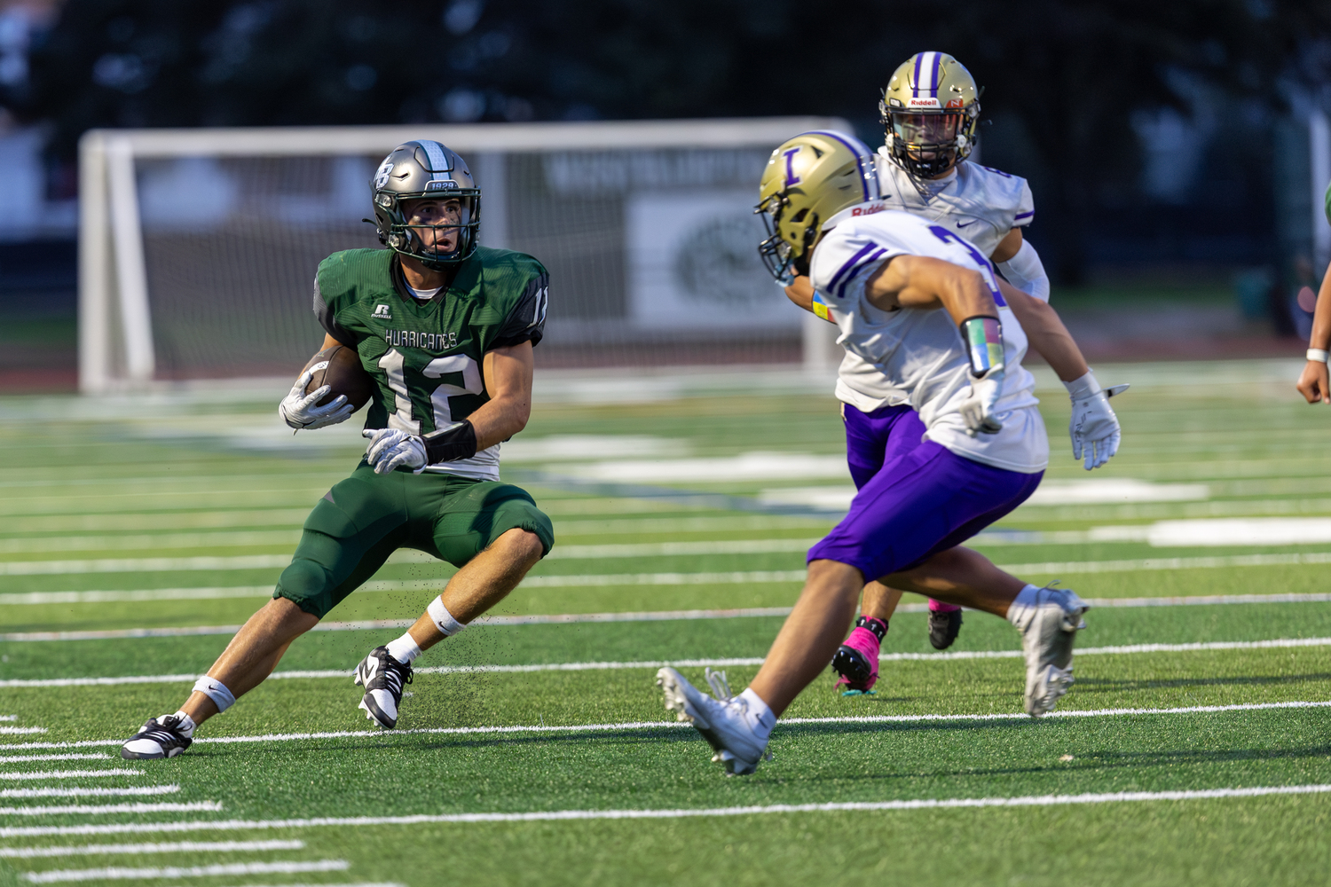 Senior running back Brody Schaffer changes direction. RON ESPOSITO