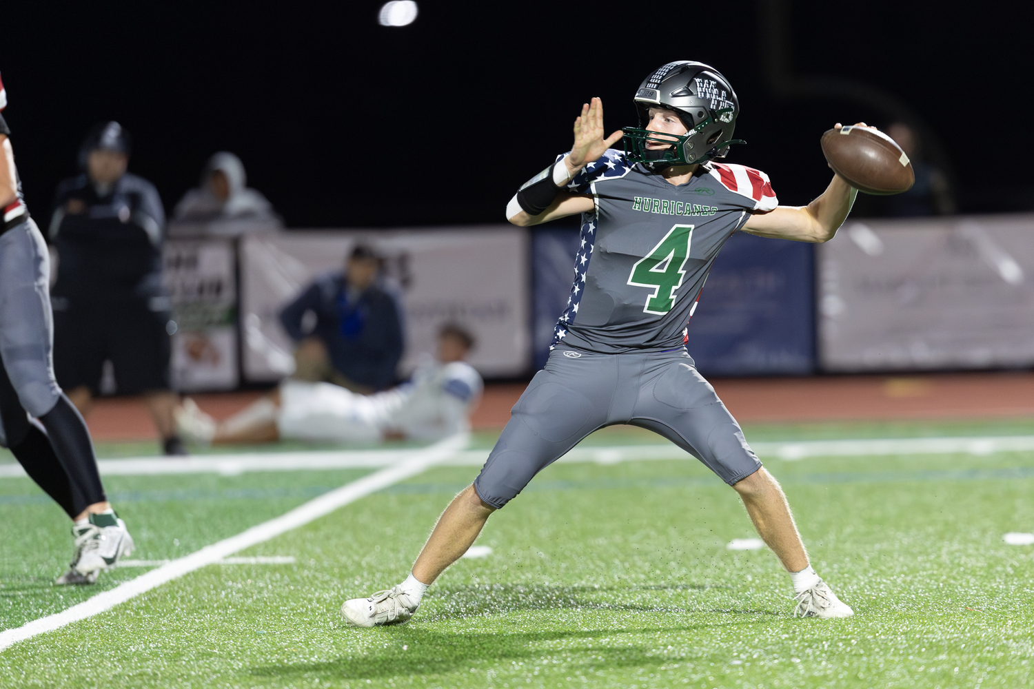 Sophomore quarterback Jake Calloway passed for 109 yards and a touchdown Friday night. RON ESPOSITO