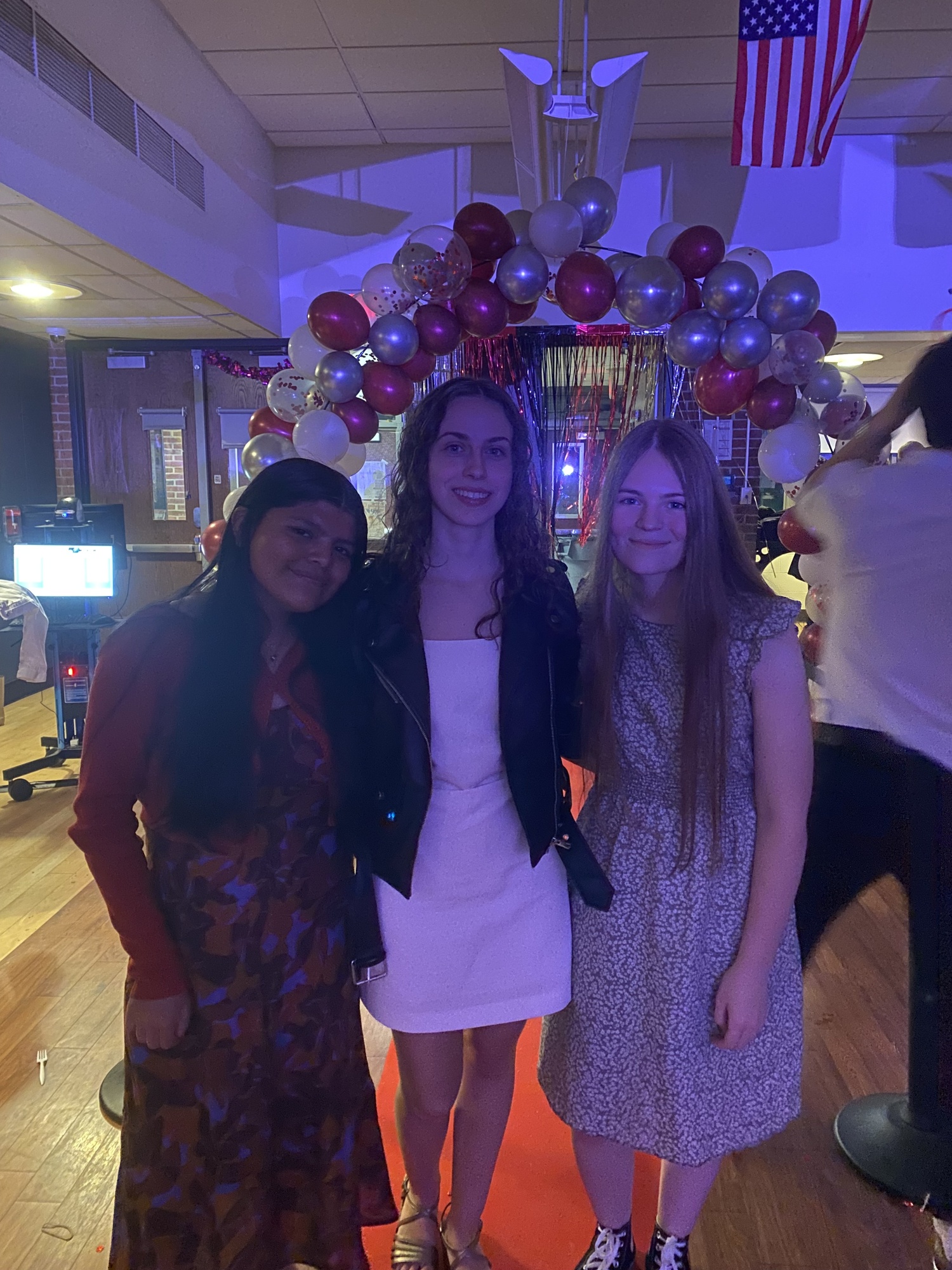 Selena Morales, Icíar Zamanillo, who is an exchange student visiting from Spain, and Waverly Hoffman. COURTESY WAVERLY HOFFMAN