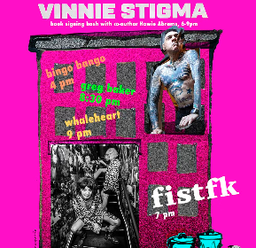 Vinnie Stigma book signing with 4 bands