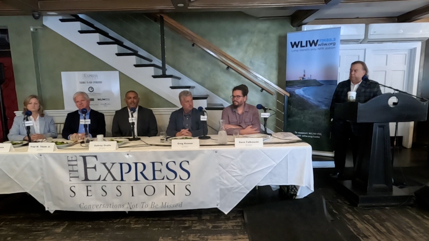 The panel at the Express Sessions forum, 