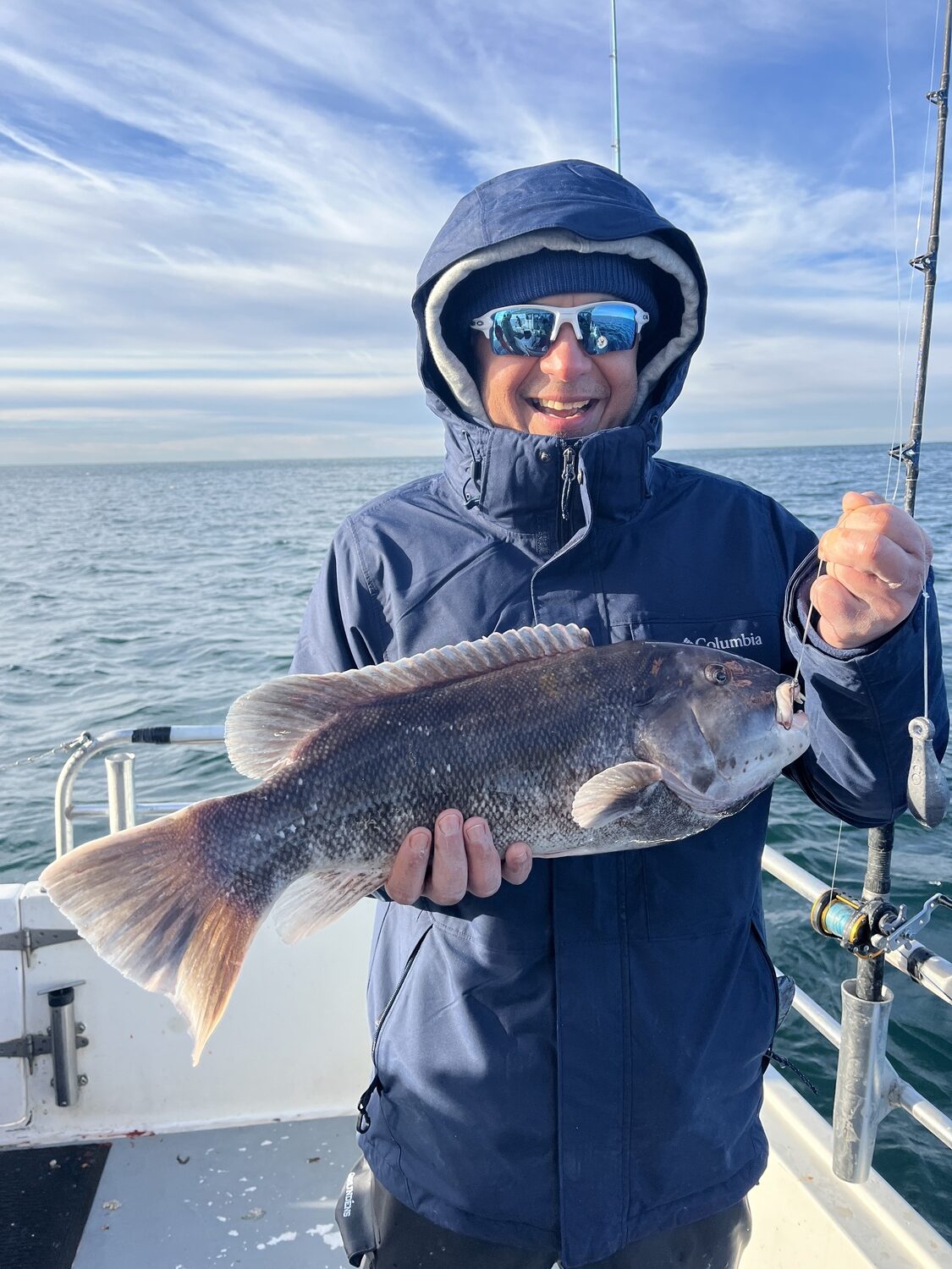 Benoit put on a clinic aboard the Montauk charter boat Double D earlier this month. CAPT DAN GIUNTA