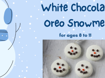 White Chocolate Oreo Snowmen