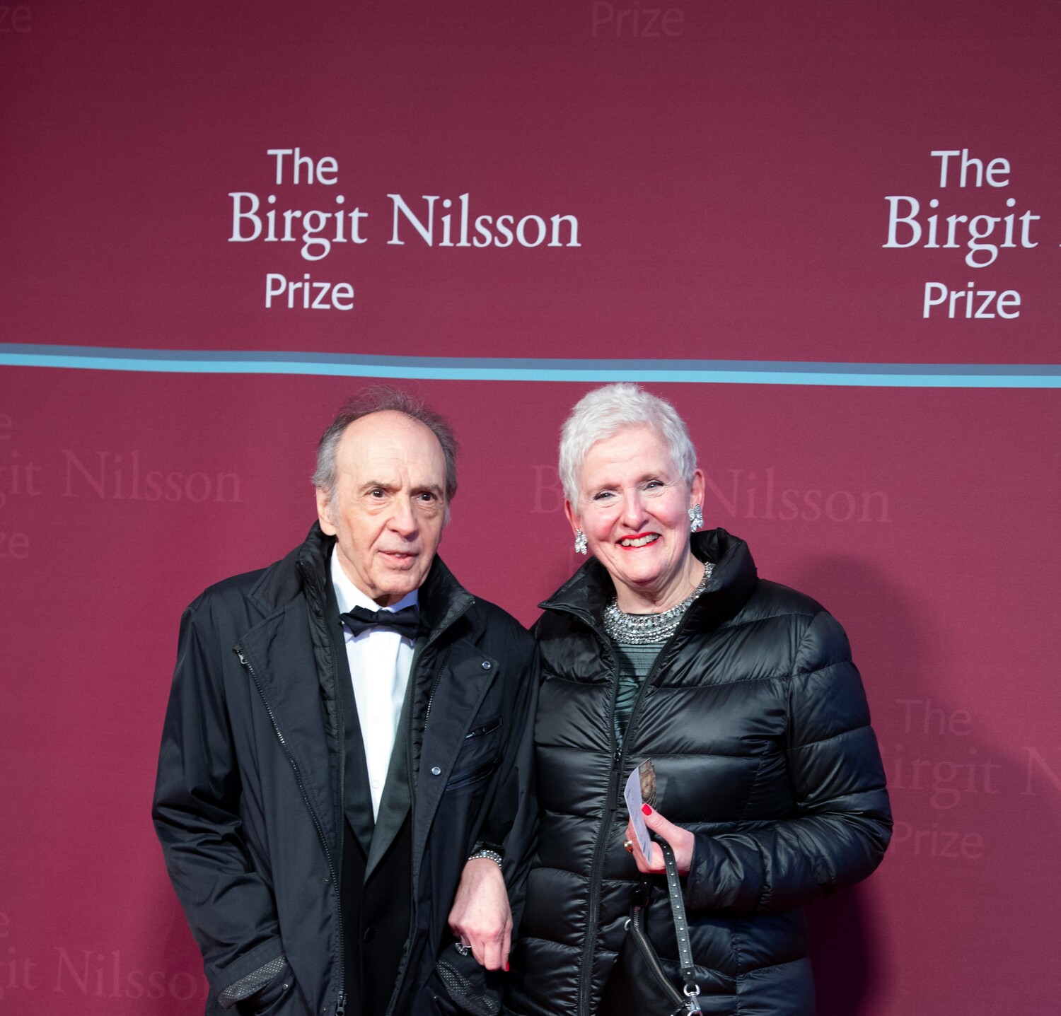 Nicky Zann and Mary Lou Falcone at the Brigit Nilsson Prize awards in 2018. COURTESY THE AUTHOR