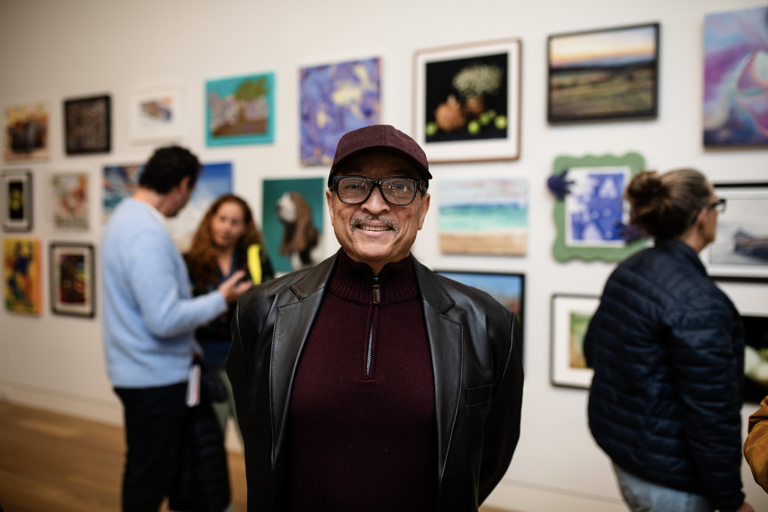 Sag Harbor artist Michael A. Butler took Top Honors at Guild Hall's 85th Artist Members Exhibition. JESSICA DALENE PHOTOGRAPHY