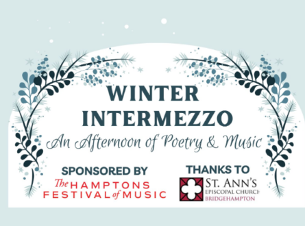 Winter Intermezzo: An Afternoon of Poetry and Music