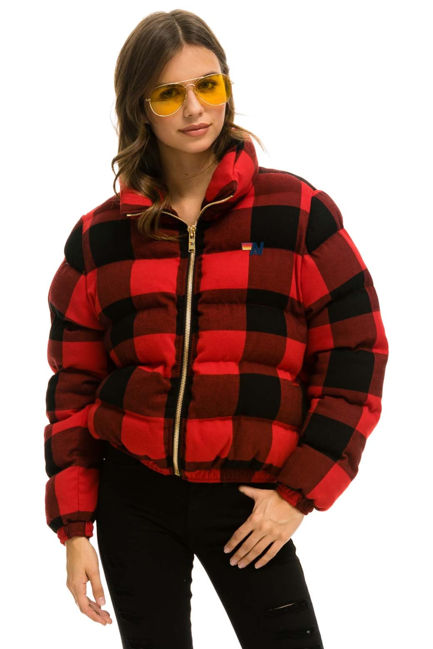 Aviator Nation Buffalo Plaid Flannel; aviatornation.com