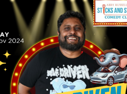 VISHNU VAKA's SELF-DRIVEN WORLD TOUR & ROB WHITE's After The Stuffing - Hamptons #1 Comedy Show!