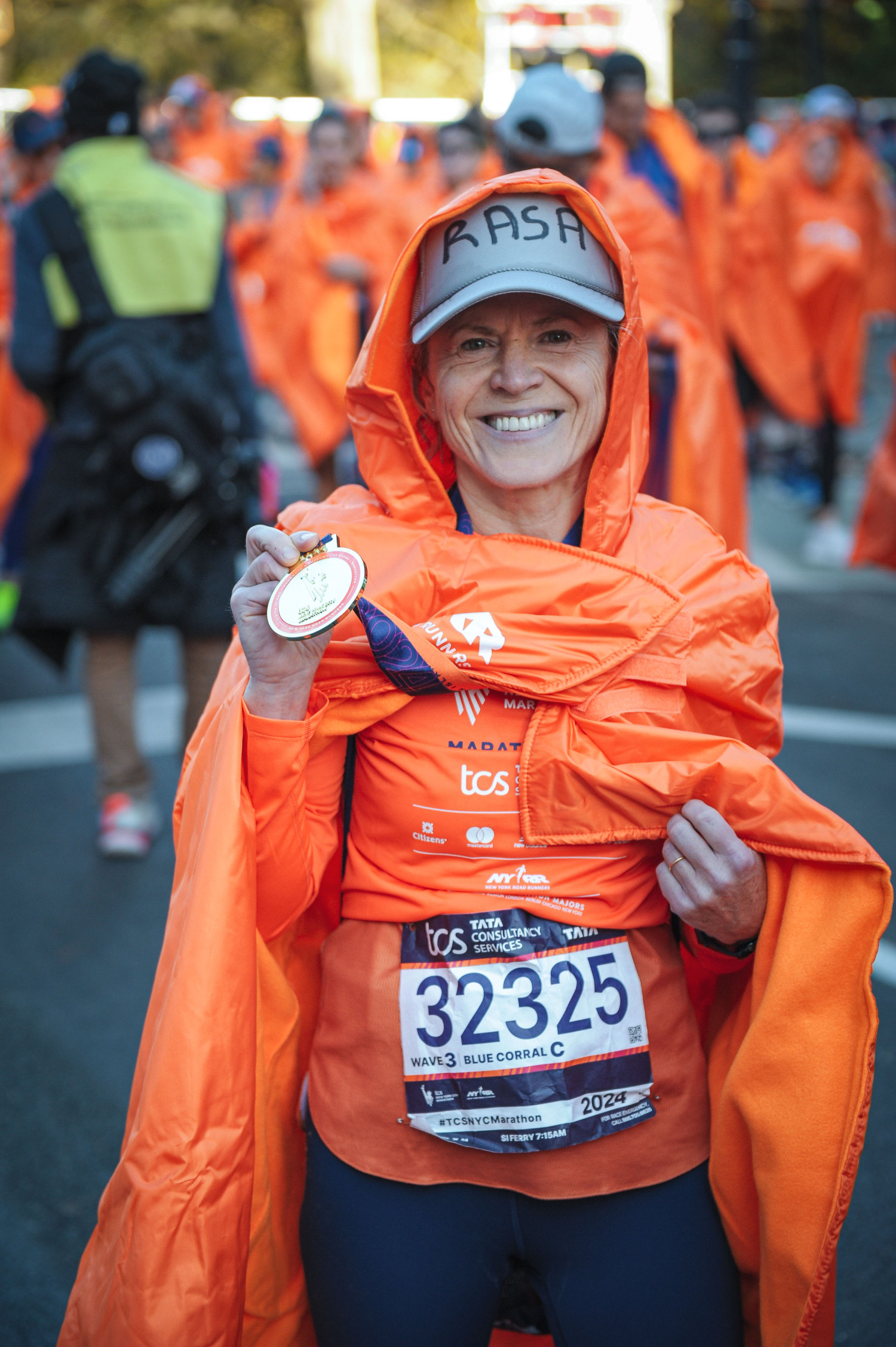 Rasa Tarailaite-Vaughan completed the New York City Marathon in just over four hours, raising more than $5,400 for Alzheimers' disease care and research in the process.