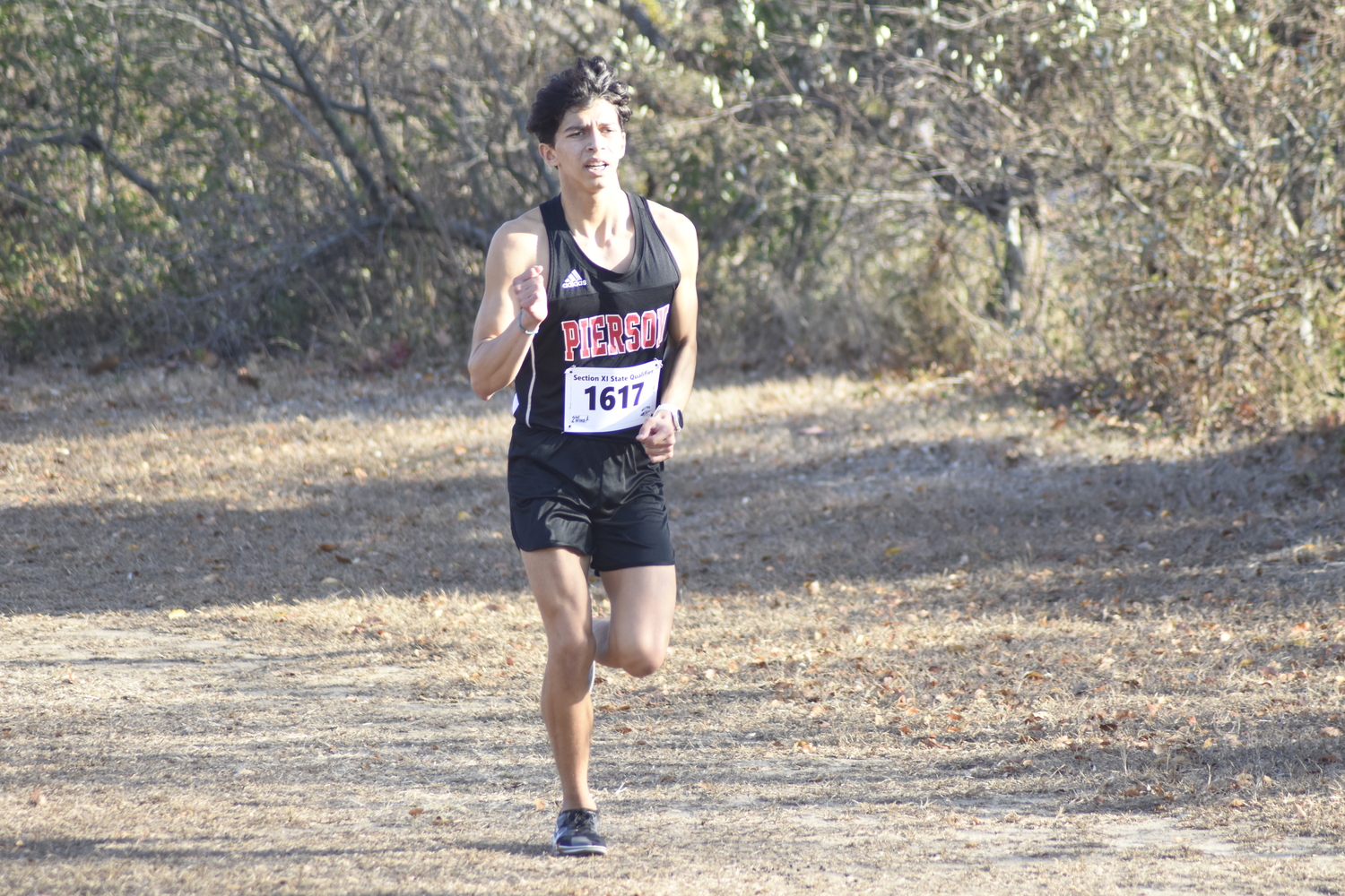 Edmar Gonzales-Nateras qualified for the state meet despite having health issues directly following last week's county race.   DREW BUDD