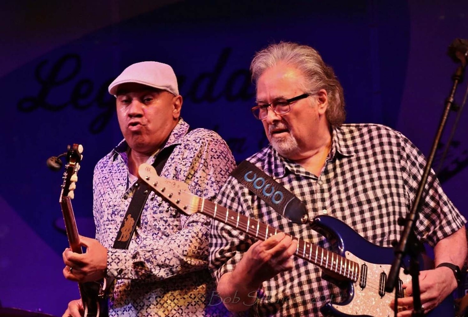 Blues-rock powerhouse Ronnie Baker Brooks performs with guitar virtuoso and soul singer Coco Montoya at The Suffolk on November 21. COURTESY THE SUFFOLK