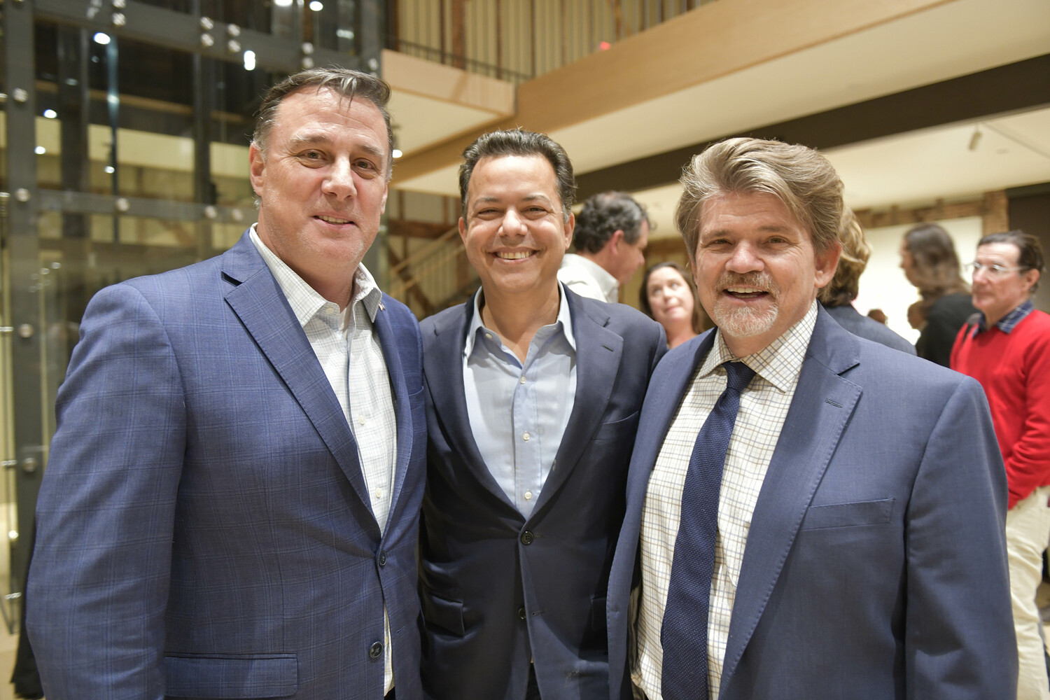 New York State Senator Anthony Palumbo, John Avlon and newly elected NYS Assembly member Tommy John Schiavoni.  DANA SHAW