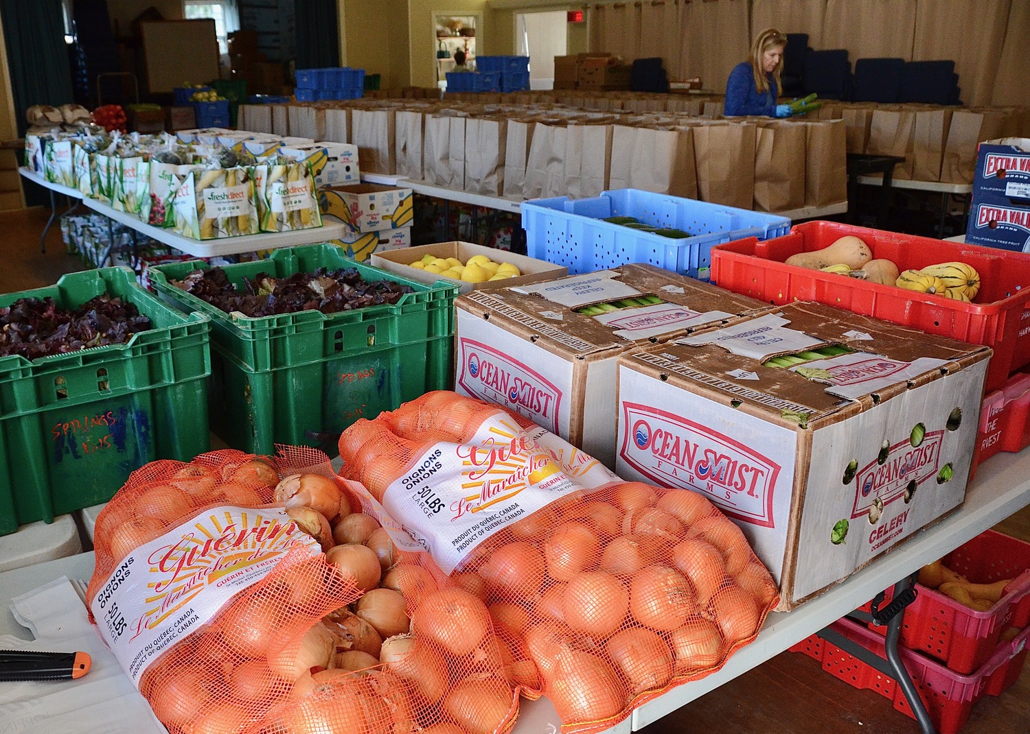 Produce ready for sorting. KYRIL BROMLEY