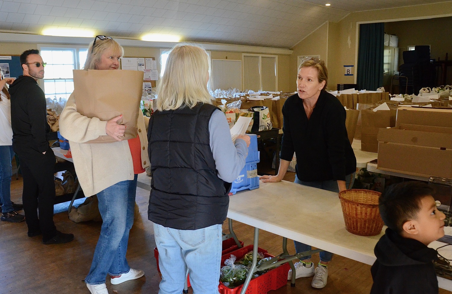 Scenes from the Springs Food Pantry. KYRIL BROMLEY