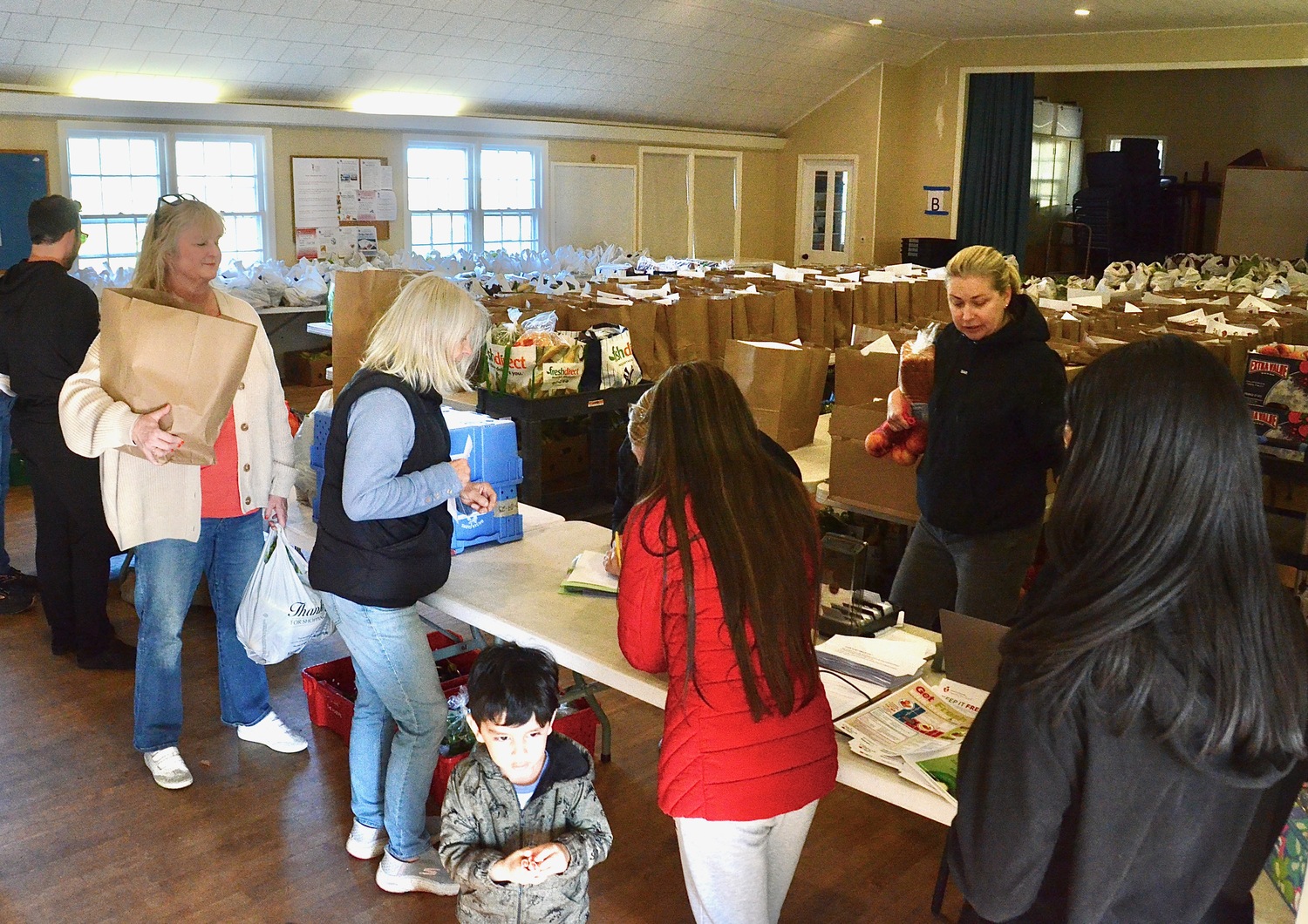 Scenes from the Springs Food Pantry. KYRIL BROMLEY