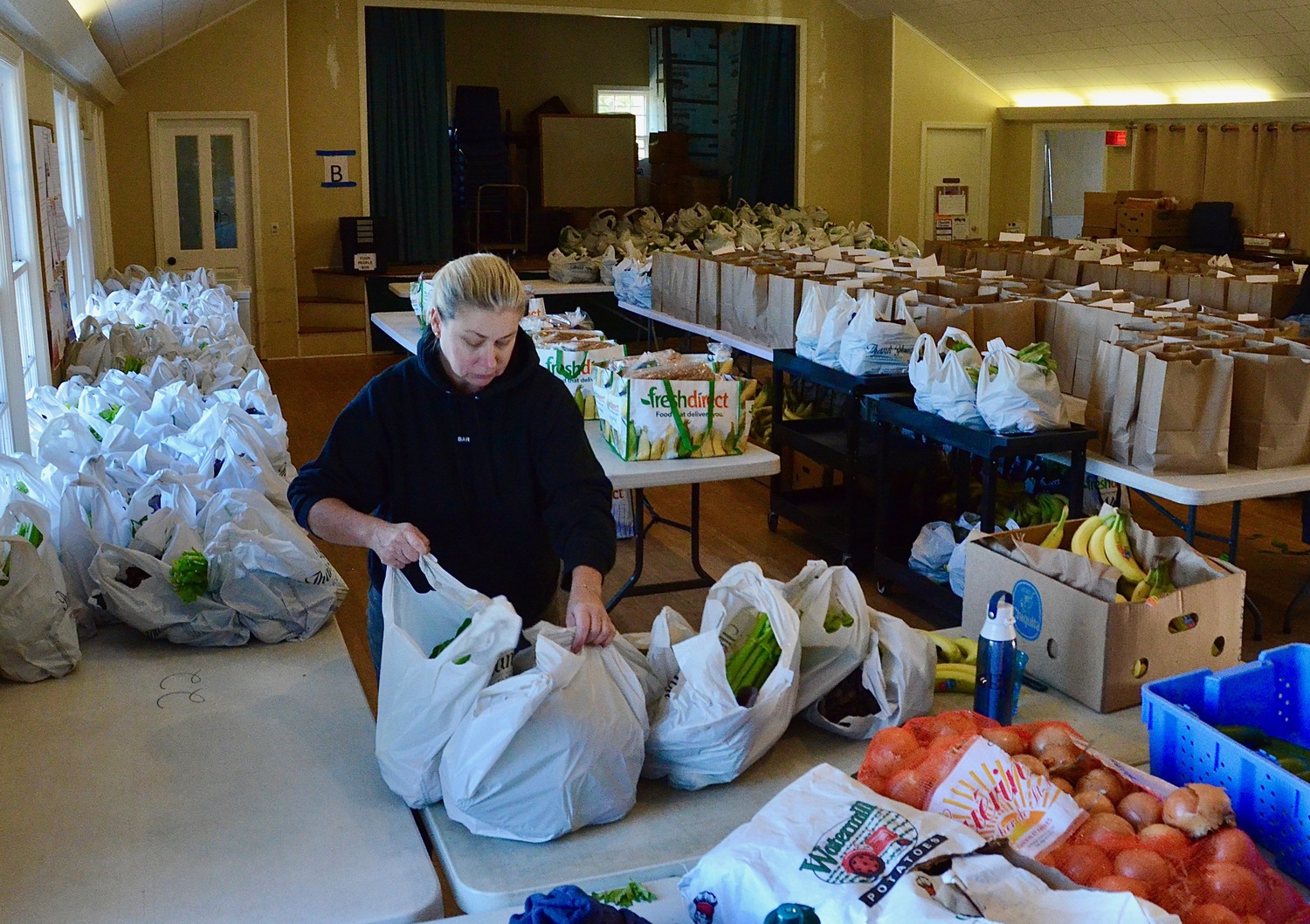 Scenes from the Springs Food Pantry. KYRIL BROMLEY