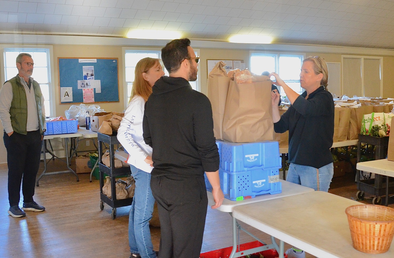 Scenes from the Springs Food Pantry. KYRIL BROMLEY