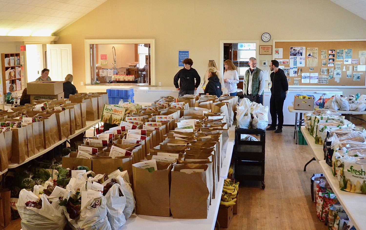 Scenes from the Springs Food Pantry. KYRIL BROMLEY