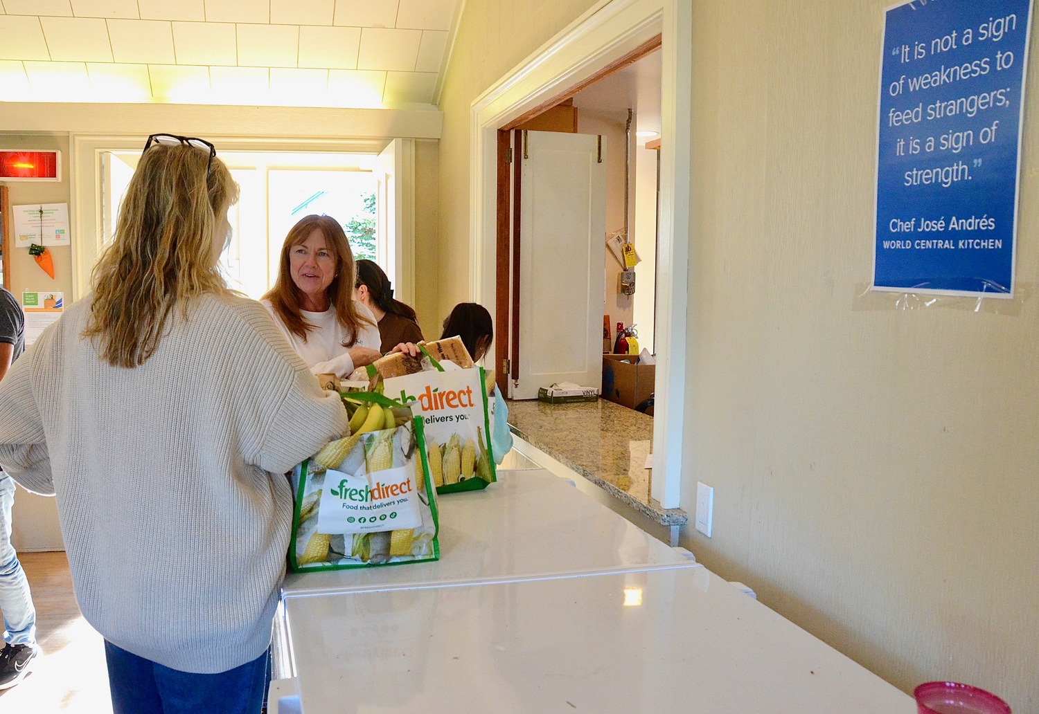 Scenes from the Springs Food Pantry. KYRIL BROMLEY