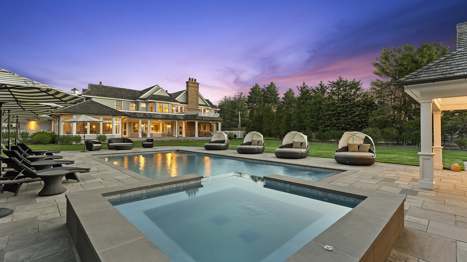 Recently sold at 98 Oneck Road in Westhampton Beach for $7.9 million.   COURTESY DOUGLAS ELLIMAN