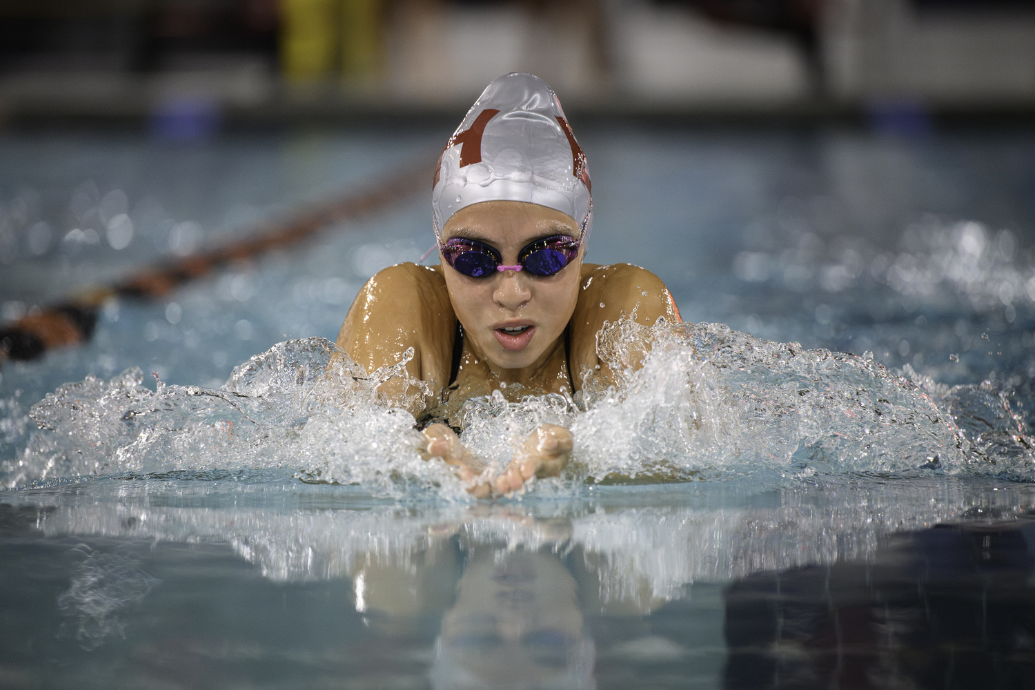 Pierson freshman Mia Luna will be competing at counties in the 100-yard breaststroke.   MARIANNE BARNETT