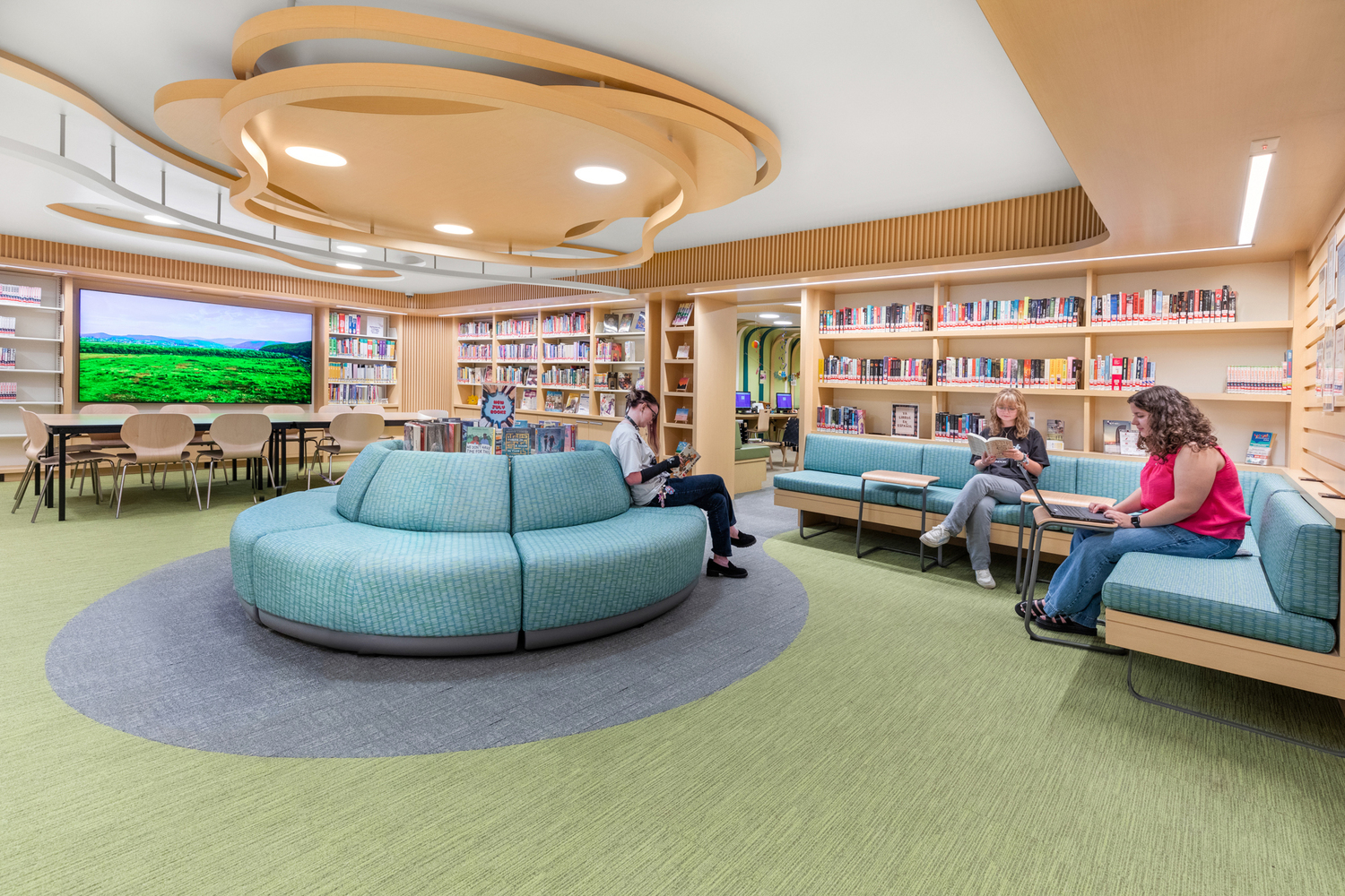 The East Hampton Library Young Adult Room expansion earned Skolnick Architecture + Design Partnership a commendation in the institutional division.  COURTESY SKOLNICK ARCHITECTURE + DESIGN PARTNERSHIP