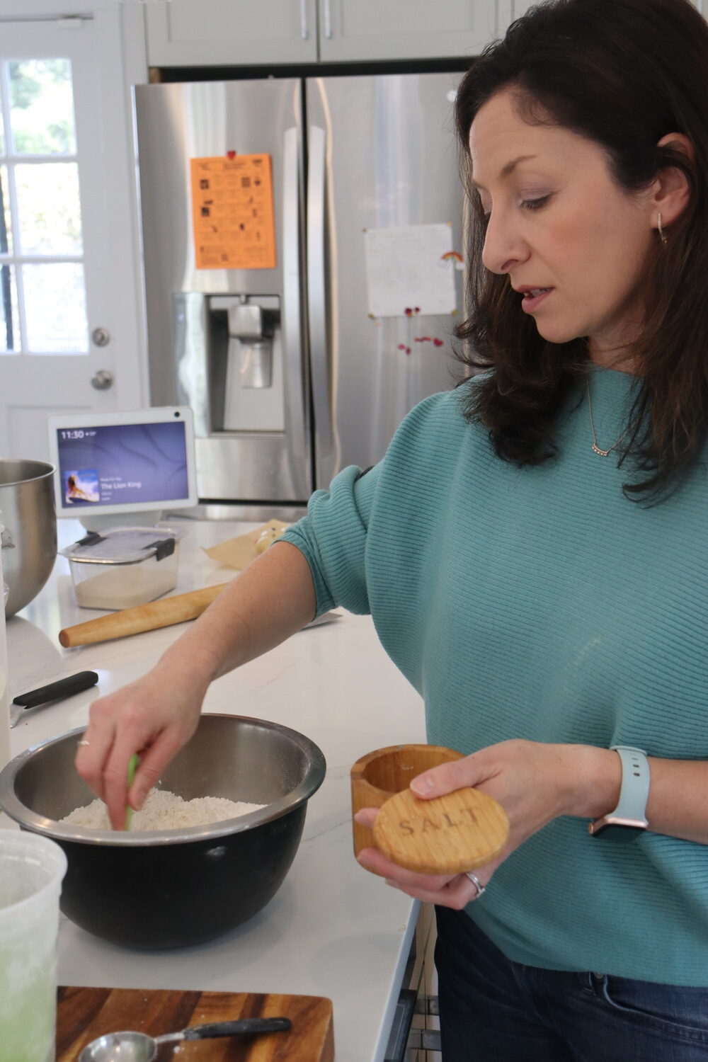 East Hampton resident Stephanie Whitehorn has started a thriving business making challah bread out of her kitchen. CAILIN RILEY