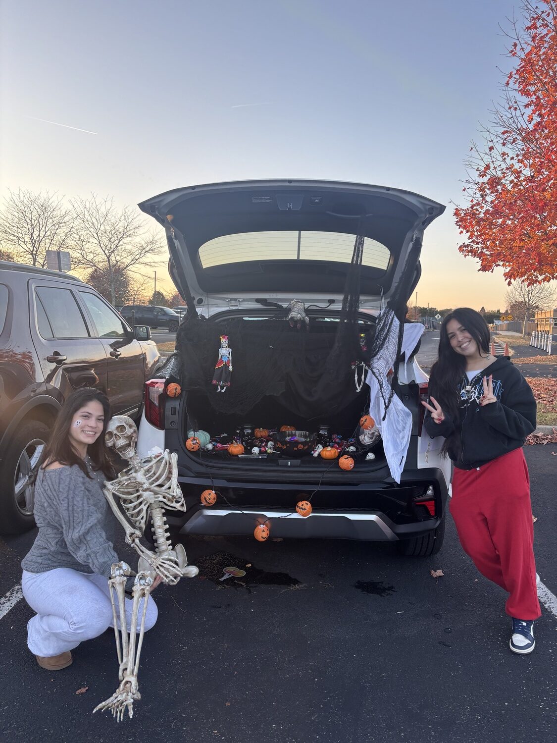 East Hampton High School students decorated their cars for a 'Trunk or  Treat' event last week.